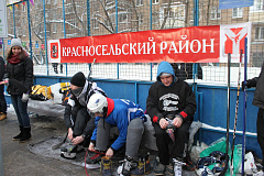 Александр Мишаков принял участие в мастер-классе по хоккею